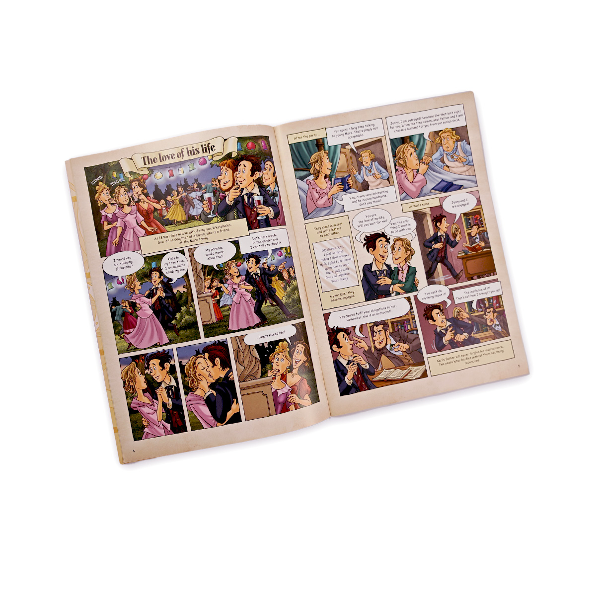 Innenseite Graphic-Novel Karl Marx: Die Macht der Idee  Innenseite Graphic-Novel Karl Marx: Die Macht der Idee