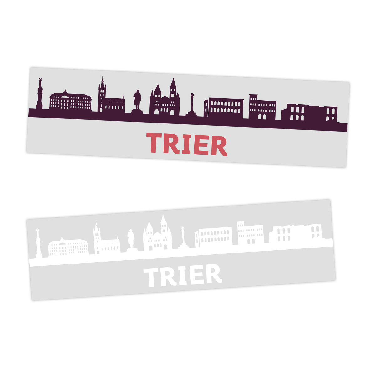 Aufkleber Skyline, Farbe