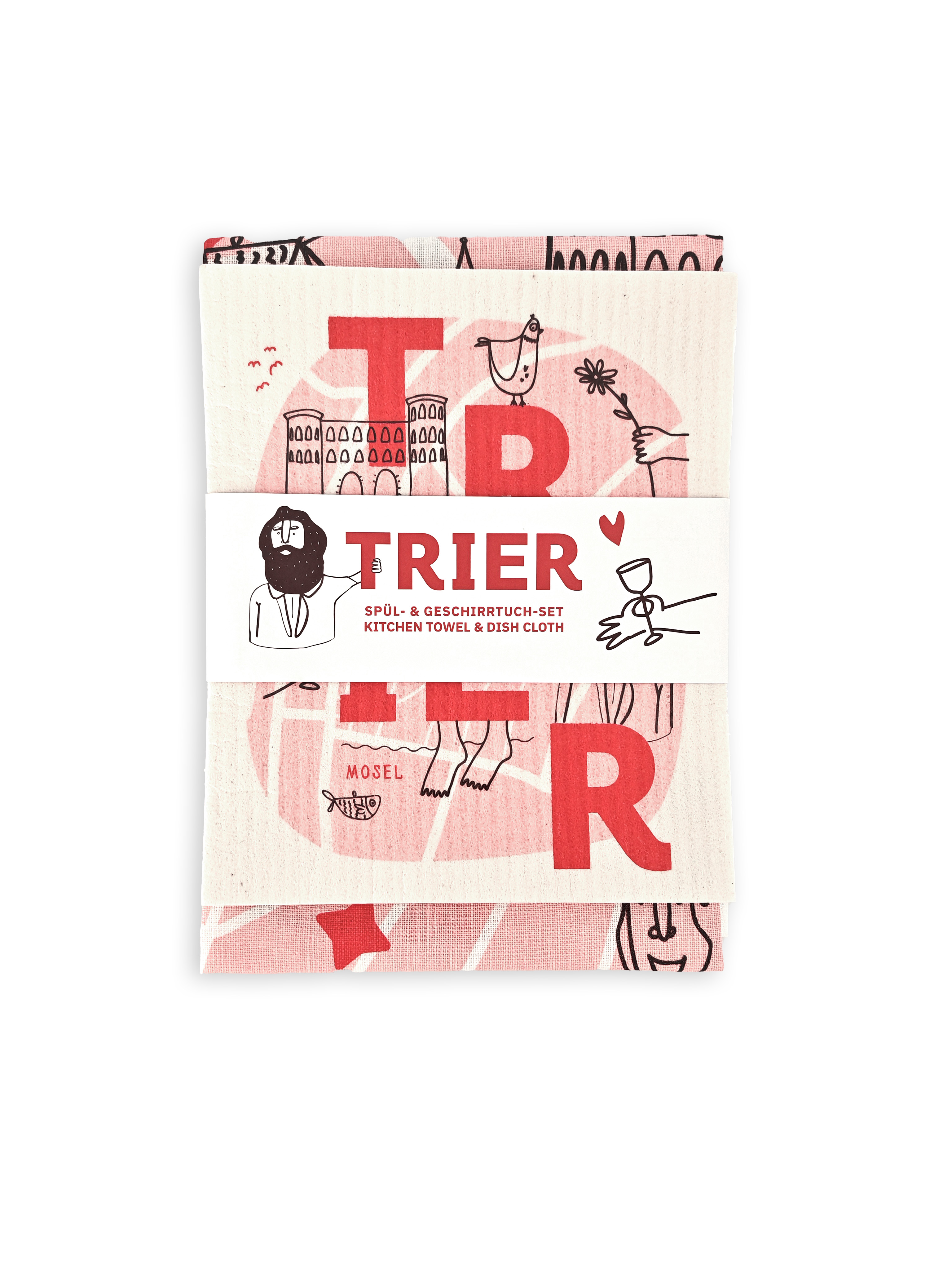 Geschirrtuch- & Spülschwamm-Set Geschirrtuch- & Spülschwamm-Set