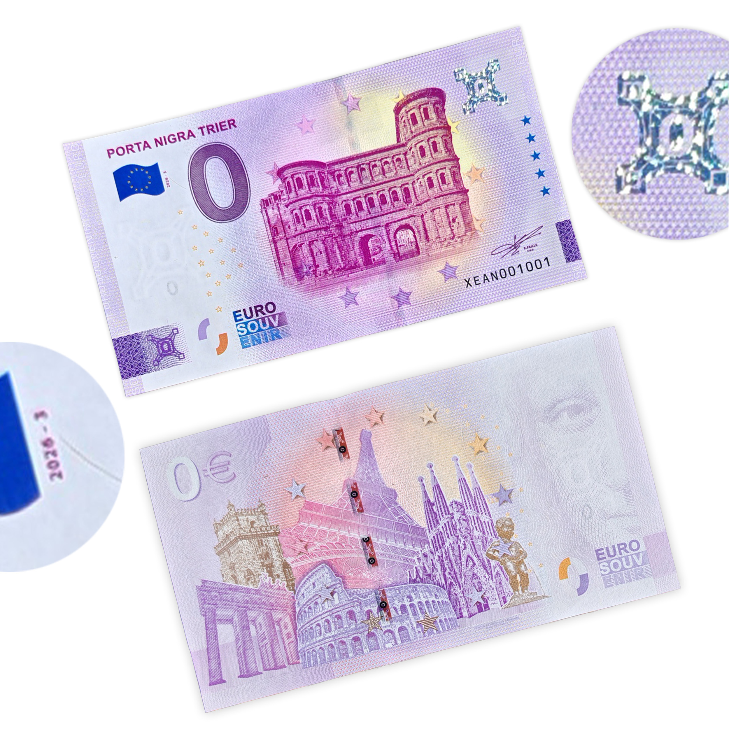 Porta Nigra 0 Euro Souvenir Note