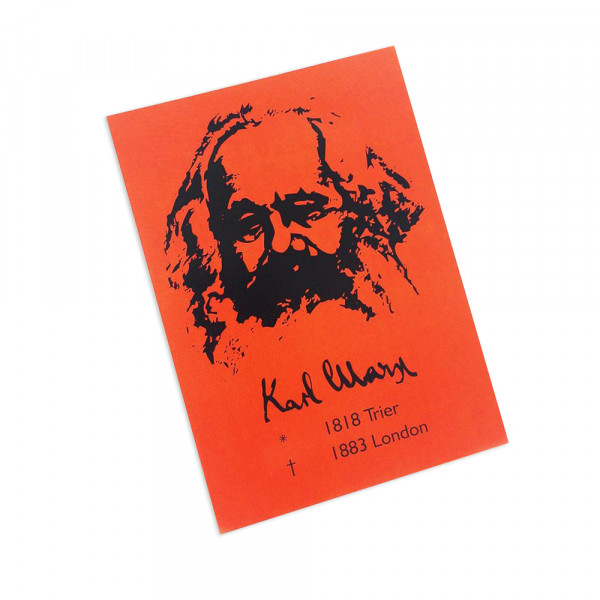 Karl Marx Postkarte